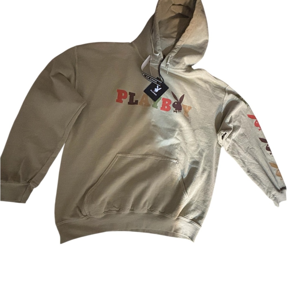 Playboy Tan Hoodie